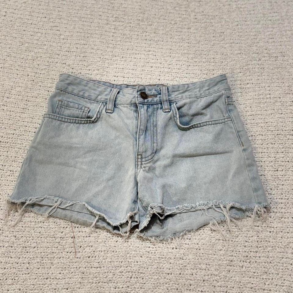 Women's Vans Light Blue Denim Shorts